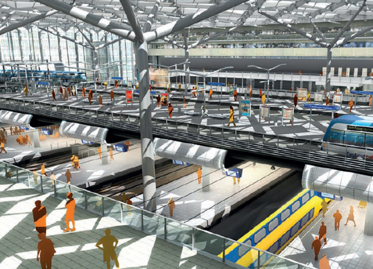 OVT2 Den Haag - Secondary steel for glass roof panels