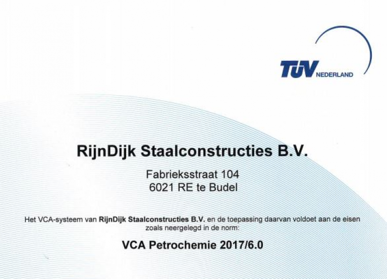 6.0 versie VCA Petrochemie - in the pocket!