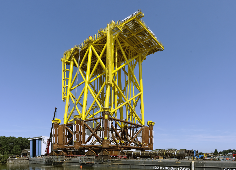 HSM Offshore, Lower Grillage and hammer beams TenneT Borssele Alpha Jacket