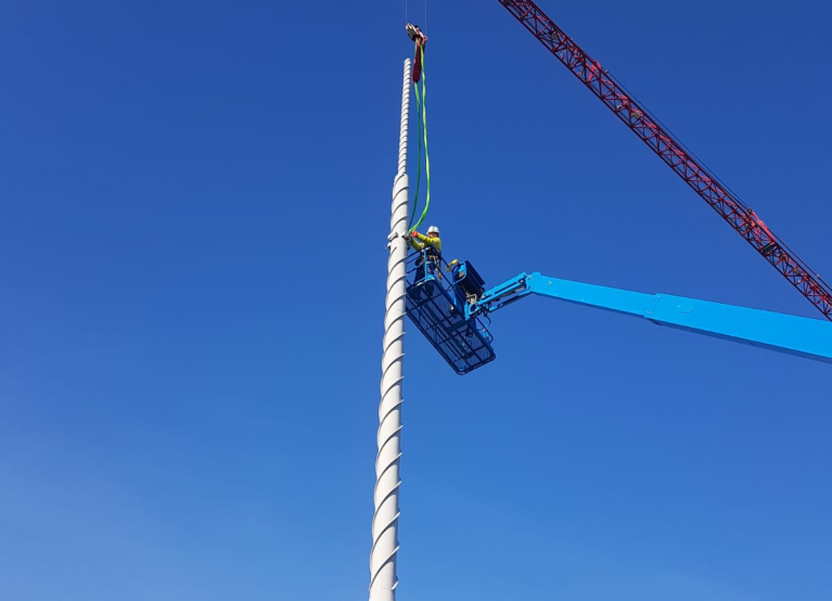 Windpark Borssele bliksempieken
