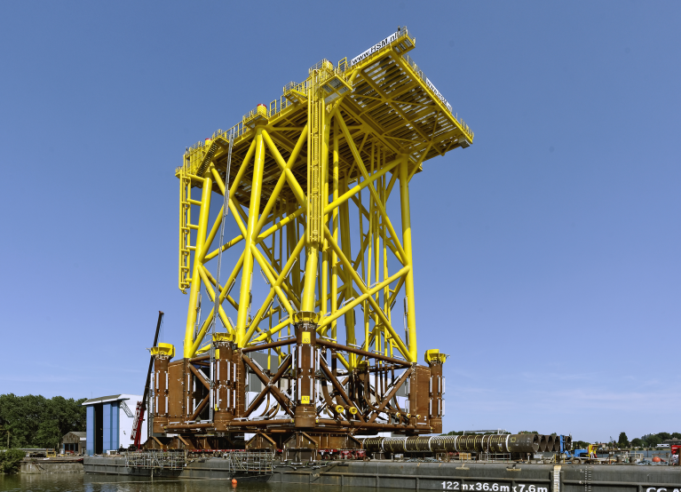 HSM Offshore, Lower Grillage and hammer beams Tennet Borssele Alpha Jacket