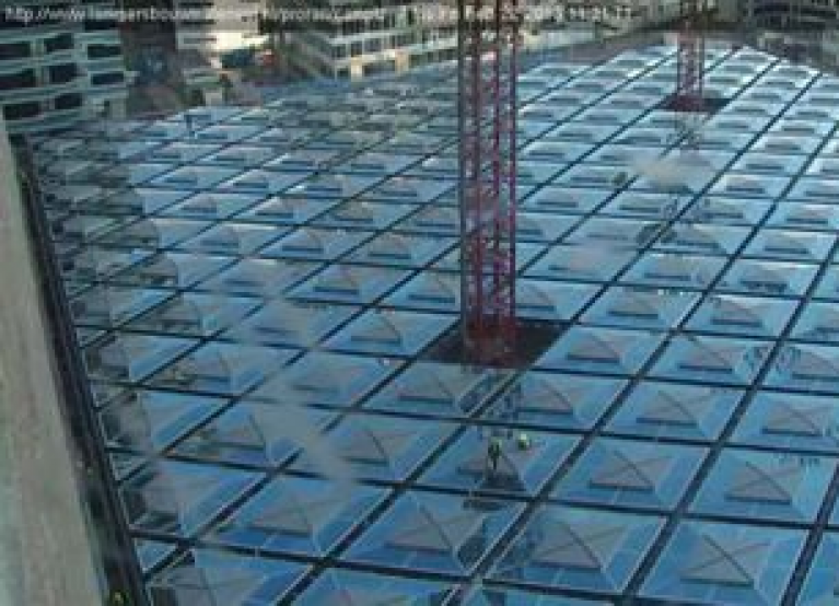 OVT2 Den Haag - Secondary steel for glass roof panels